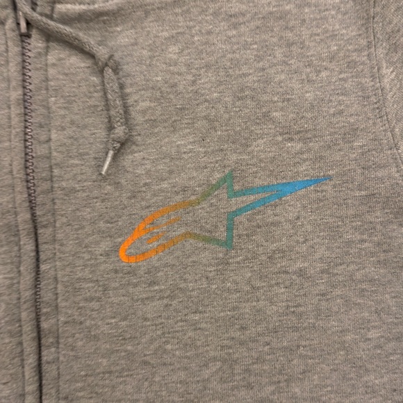 Vintage Alpinestars Full Zip Hoodie - Picture 3 of 16